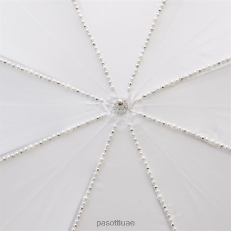 مظلة | 179n plat-1 p5 - مظلة زفاف باللؤلؤ الأبيض PASOTTI Z446V557